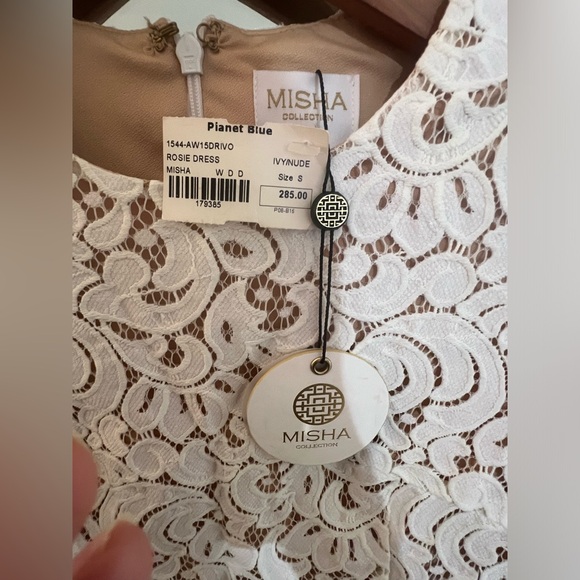 Rosie Dress in Ivory & Nude - MISHA Collective - Small, NWT - Picture 3 of 6